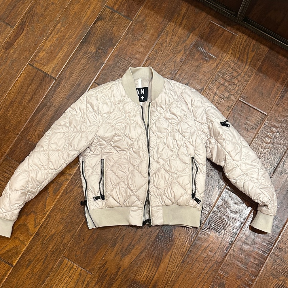 Alp N Rock Women's Cream Bomber Jacket Size Small
